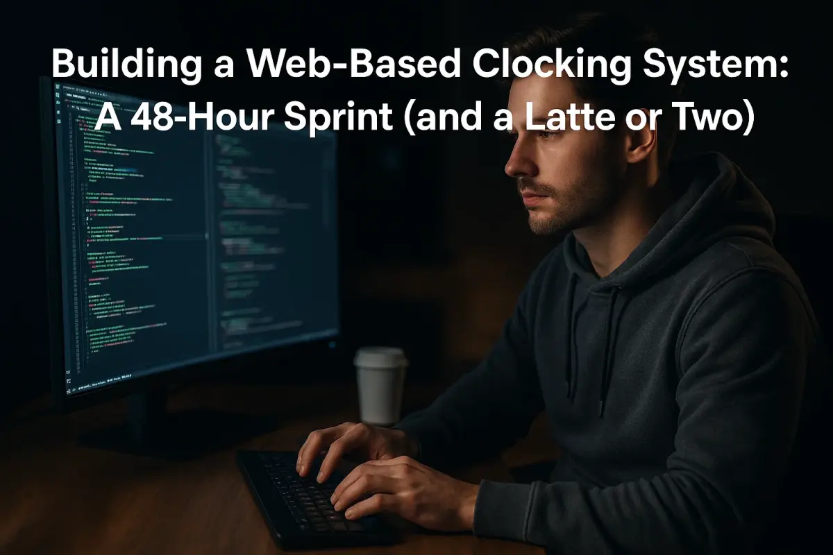 Building a Web-Based Clocking System: A 48-Hour Sprint (and a Latte or Two)