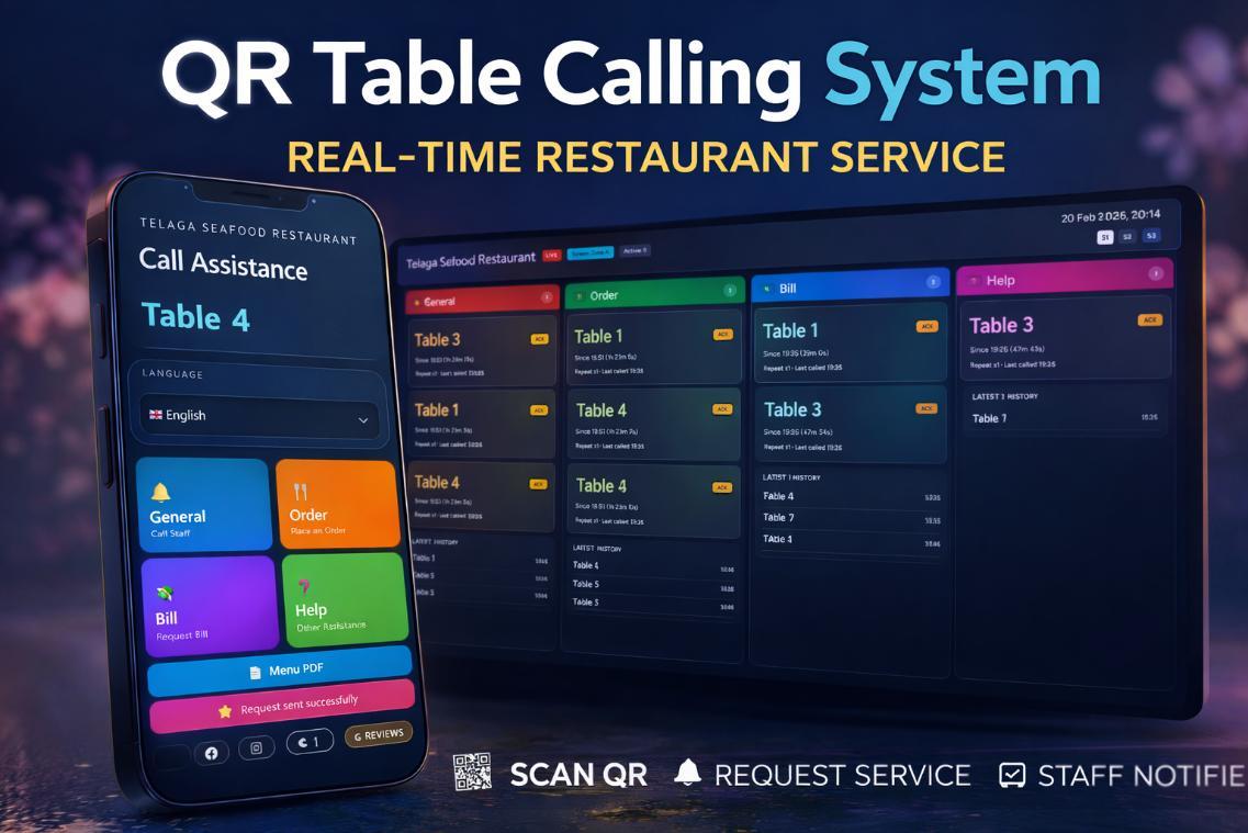 QR-Based Restaurant Table Calling System