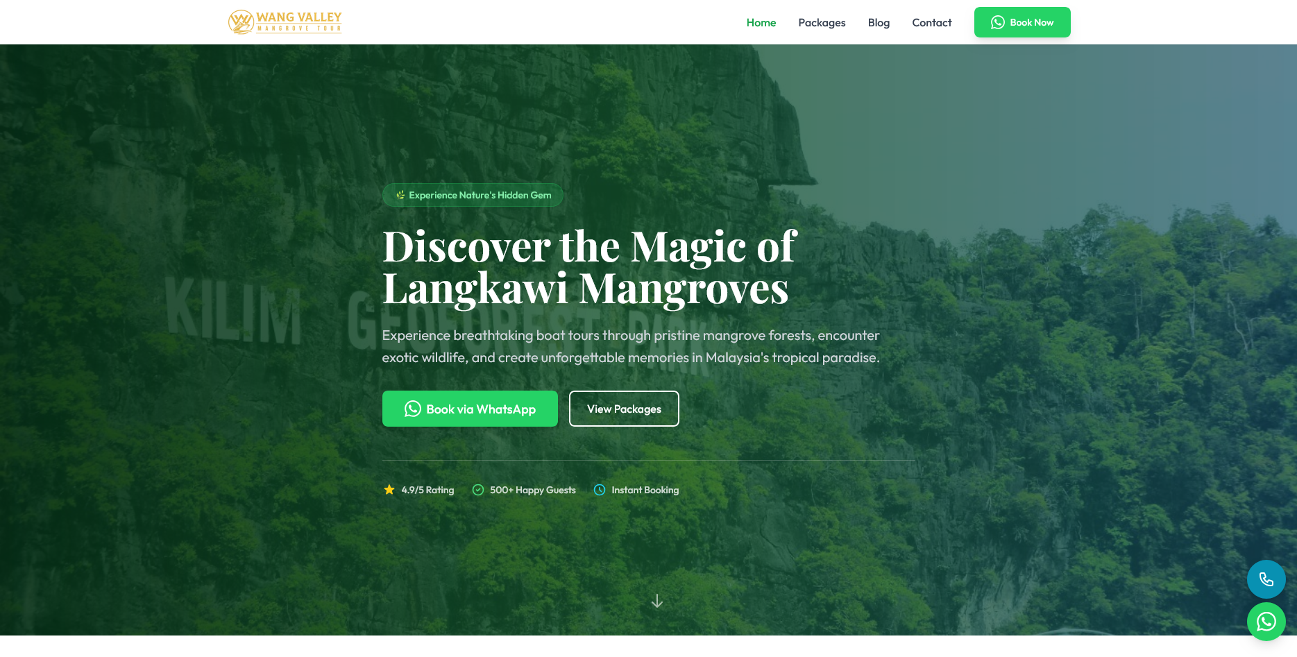 BestLangkawi Mangrove Tour Booking System