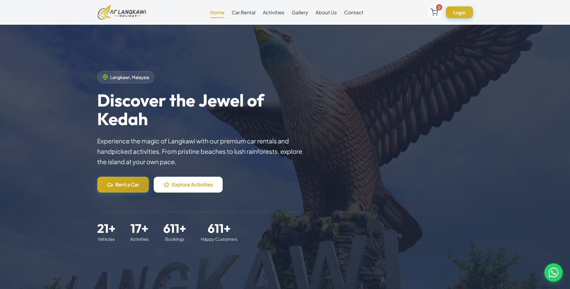 AF Langkawi – Smart Rental & Tour Booking System