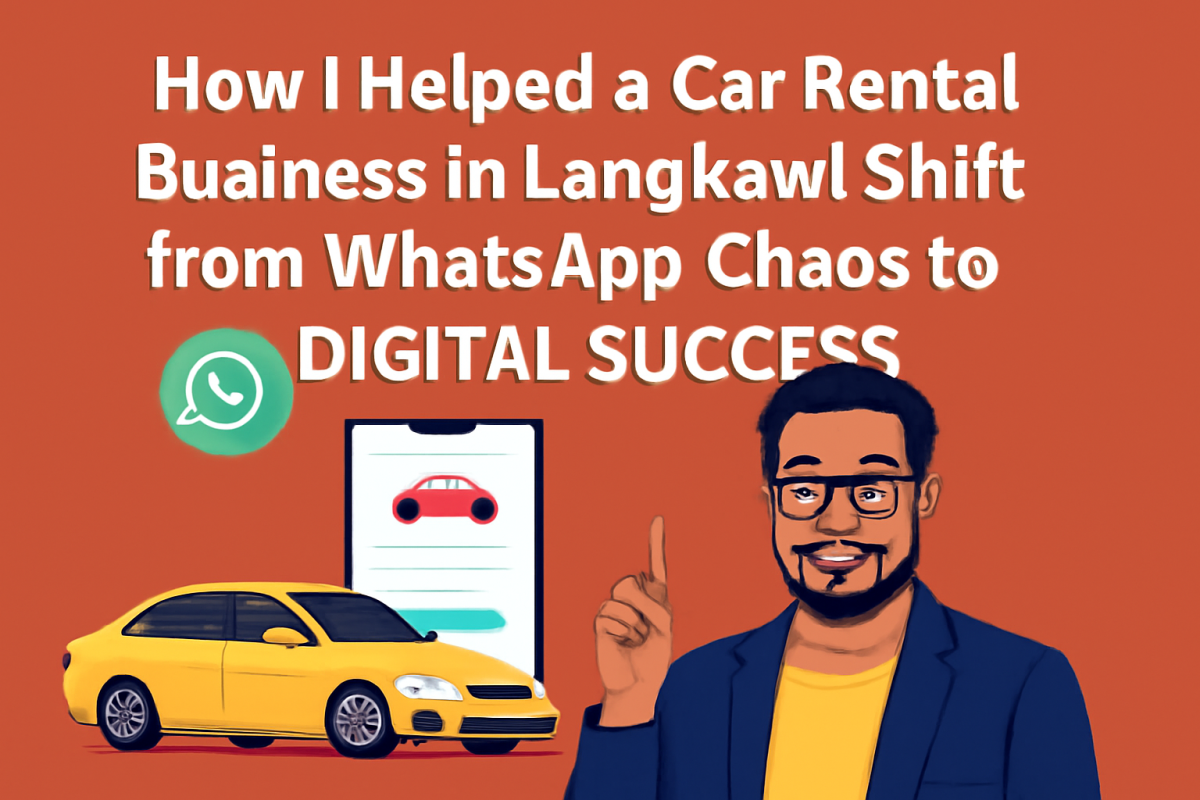 How I Helped a Langkawi Car Rental Business Shift to Digital Success