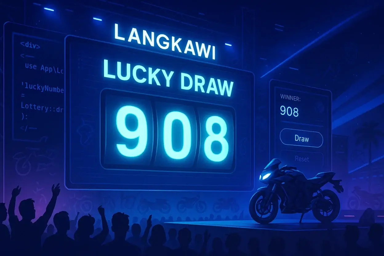 Live Lucky Draw Engine – Langkawi Bike Fest