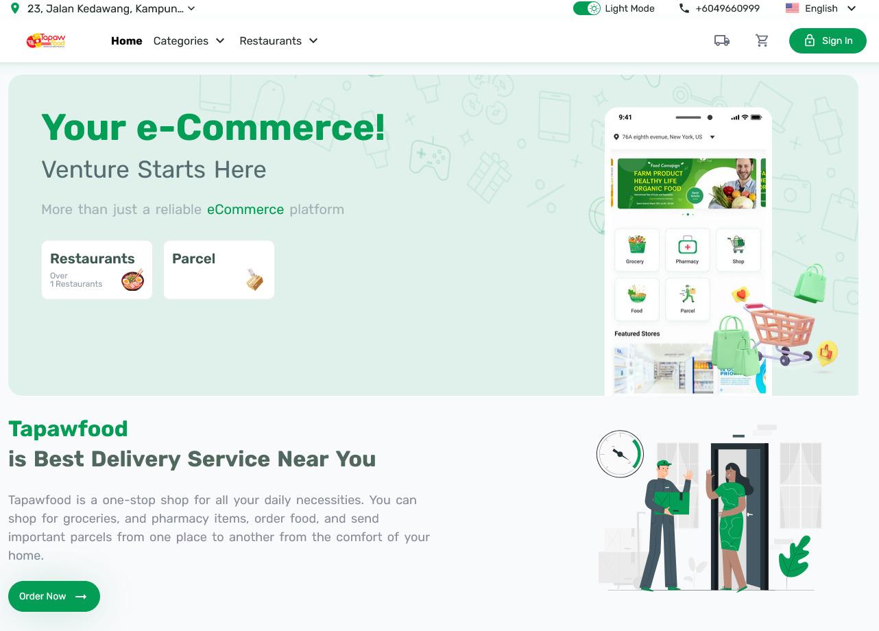 Food & Parcel Delivery Platform